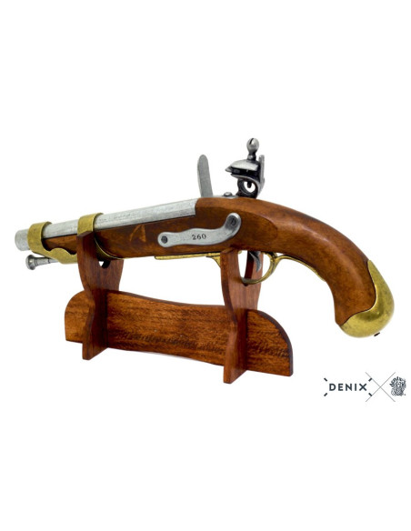 Wooden stand with Napoleon shield