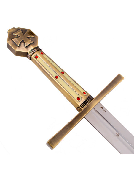 Medieval sword with Robin Hood stand