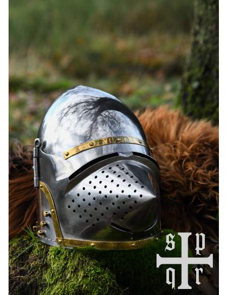 Medieval beaked basin with removable... Medieval beaked basin with removable...