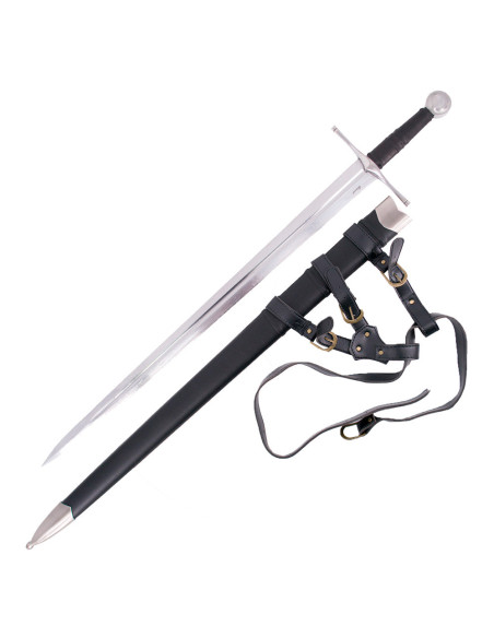 Medieval hand and a half sword with... Medieval hand and a half sword with...