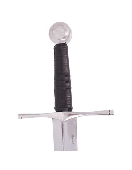 Medieval hand and a half sword with... Medieval hand and a half sword with...