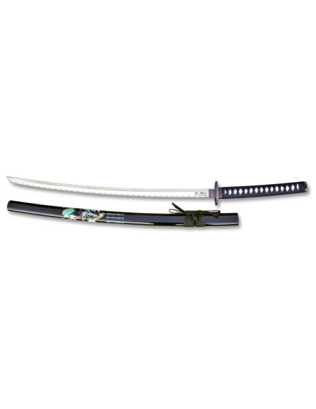 Samurai Decorative Katana with Black...