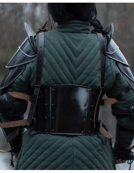 Medieval breastplate in blackened...