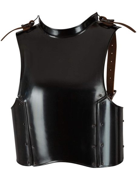 Medieval breastplate in blackened...