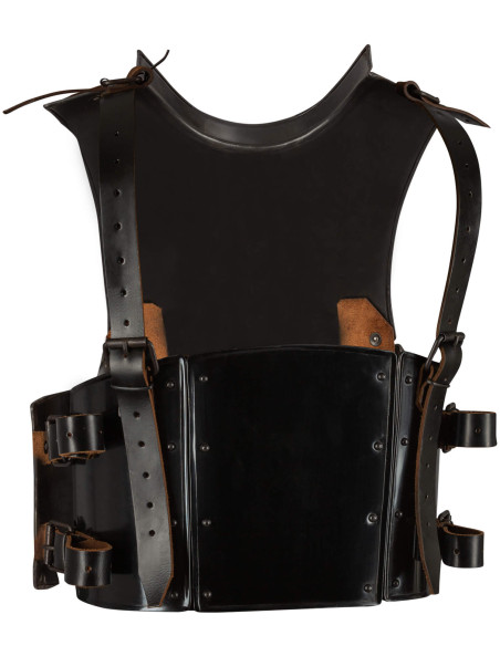 Medieval breastplate in blackened...