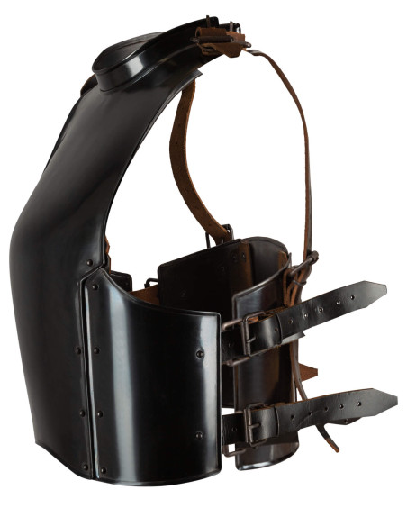 Medieval breastplate in blackened...