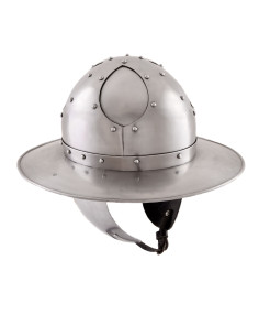 Kettle helmet with ear and cheek protection, 15th century