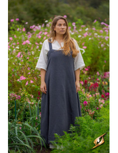 Frida women's Viking dress night gray