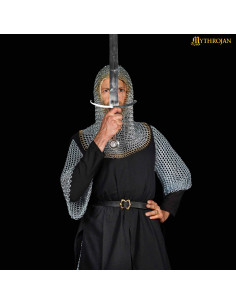 Mild steel chain mail executioner, brass edge (10 mm.) 2