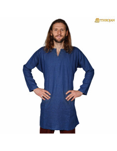 Viking tunic for men, Erling model, blue
