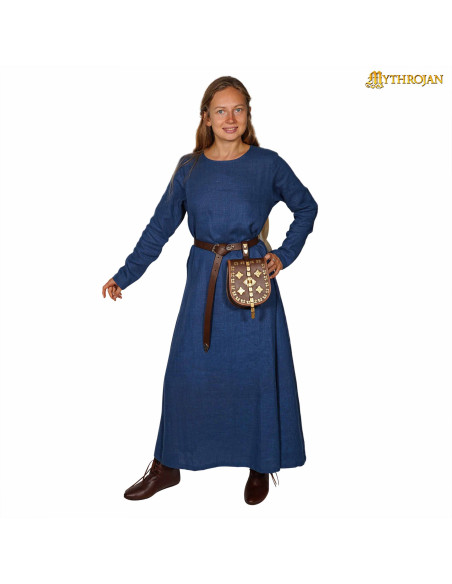 Women's linen Viking dress Helga... Women's linen Viking dress Helga...