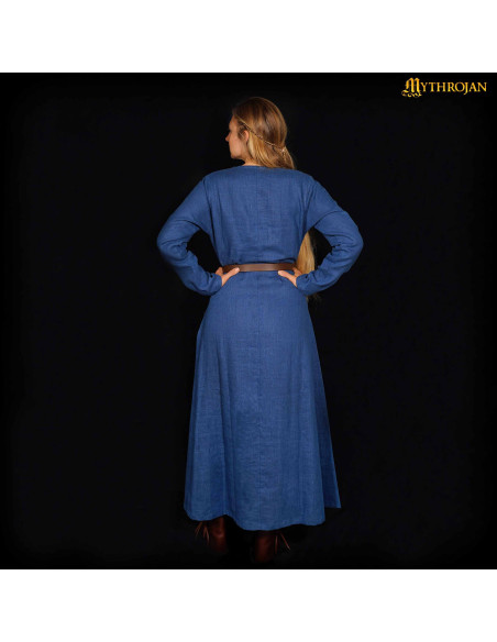 Women's linen Viking dress Helga... Women's linen Viking dress Helga...