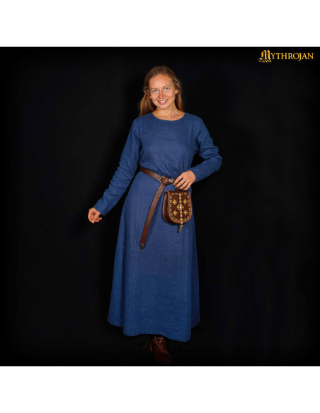 Women's linen Viking dress Helga... Women's linen Viking dress Helga...