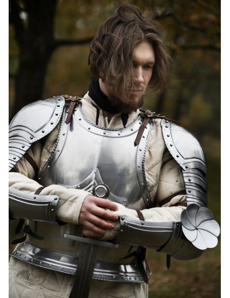 Complete Gothic style breastplate,...
