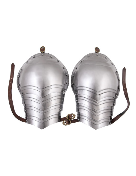 Pair of Gothic shoulder pads, 1.2 mm...