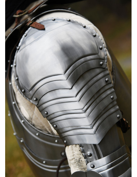 Pair of Gothic shoulder pads, 1.2 mm...