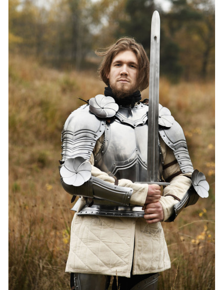 Pair of Gothic shoulder pads, 1.2 mm...