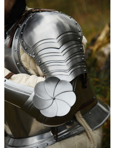 Pair of Gothic shoulder pads, 1.2 mm...