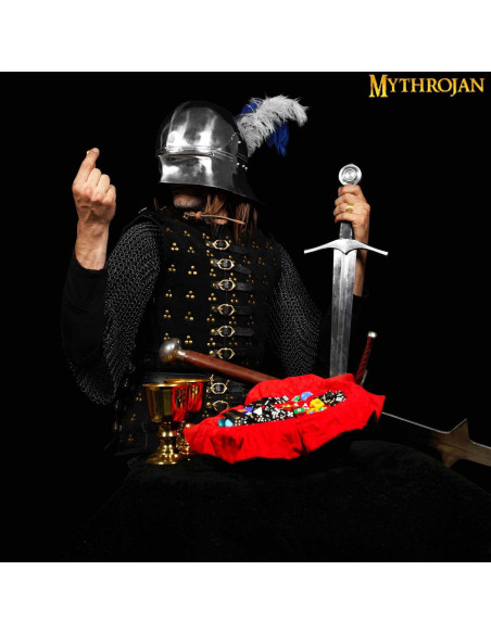 Medieval Drawstring Dice Bag, Black -...