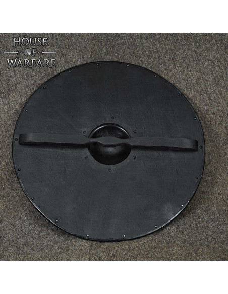 Viking round wooden shield Fenrir model