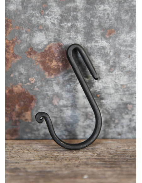 Medieval coat rack with removable hooks