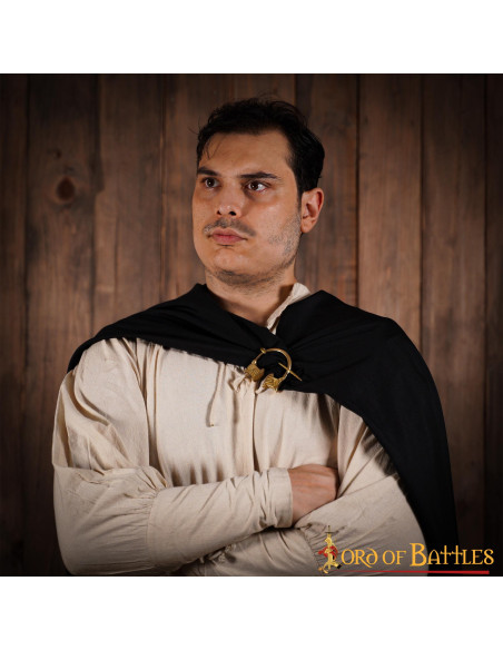 Viking brass fibula wolf design (4.5...