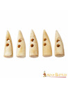 Pack of 5 authentic horn closures for bags
