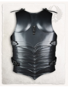 Medieval breastplate in aged steel Dragomir model 2