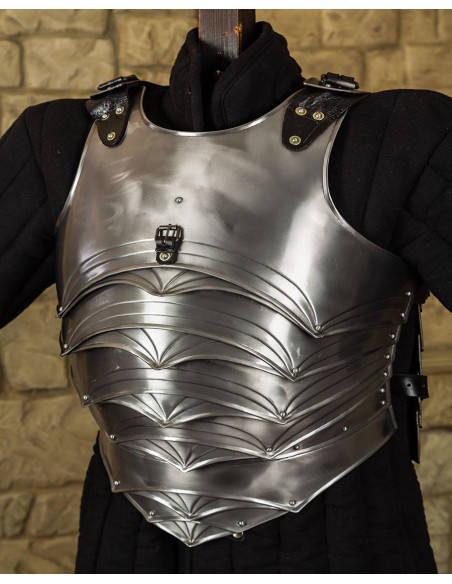 Medieval breastplate in polished...