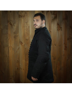 Padded medieval gambeson type 6 with buttoned front 2