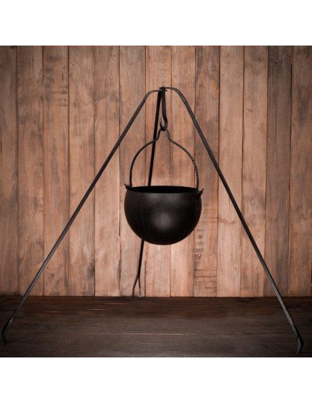 Wrought iron tripod medieval...