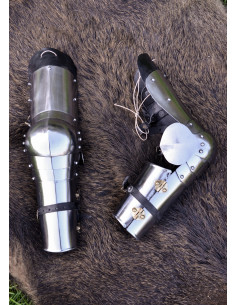 Pair of medieval steel bracers (15th century)