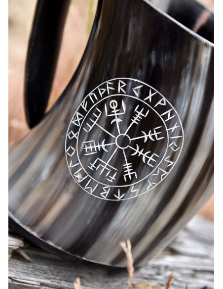 Viking vegvísir beer mug (650-800 ml.)