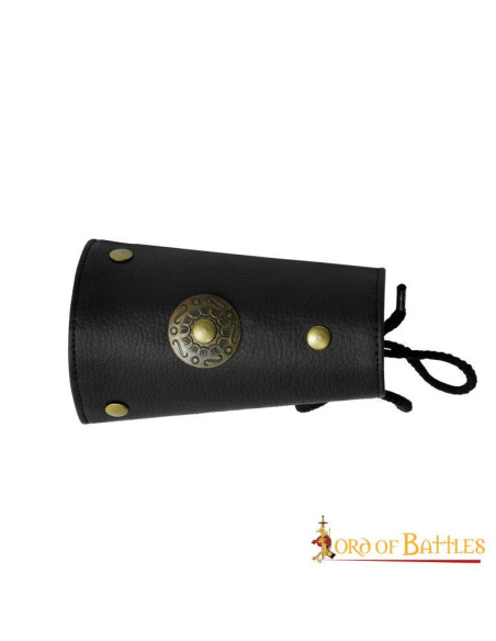 Liam Leatherette Roman Bracers
