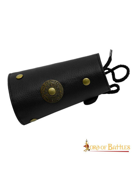 Liam Leatherette Roman Bracers
