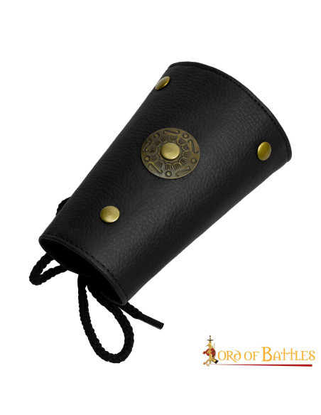 Liam Leatherette Roman Bracers