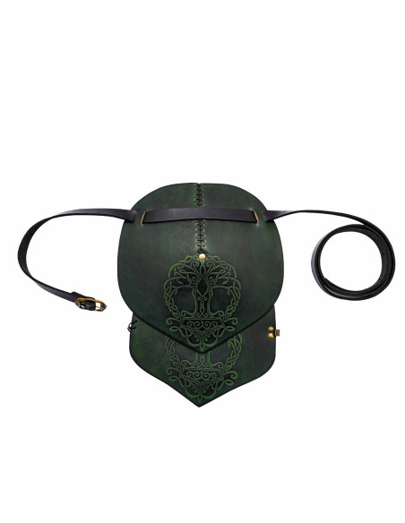 Viking leather pauldrons model...