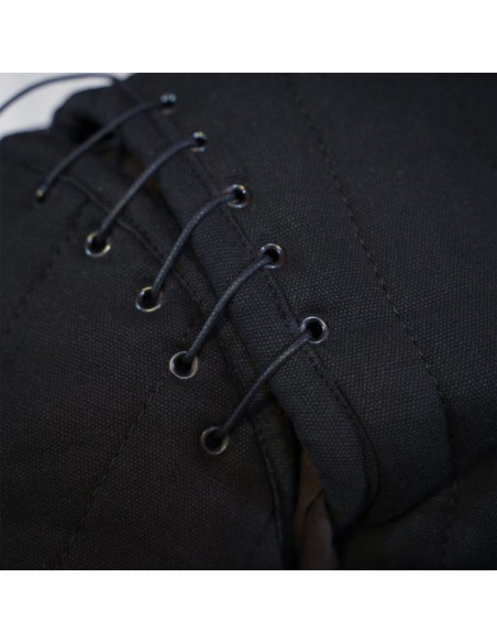 Padded medieval gambeson type 1, black