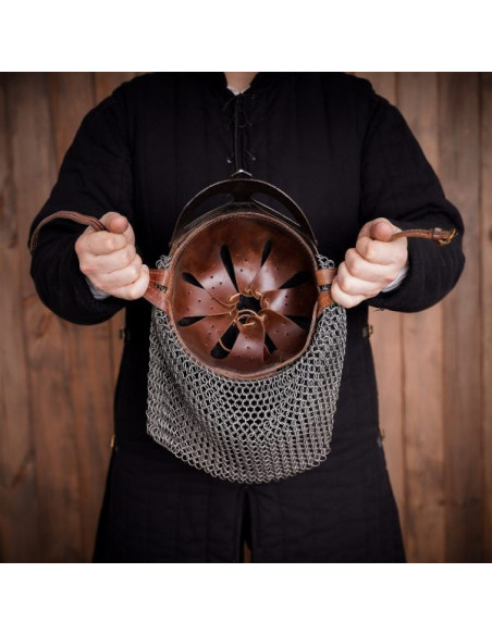Viking helmet model Gjermundbu, with...