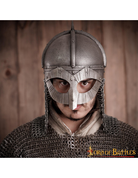 Viking helmet model Gjermundbu, with...