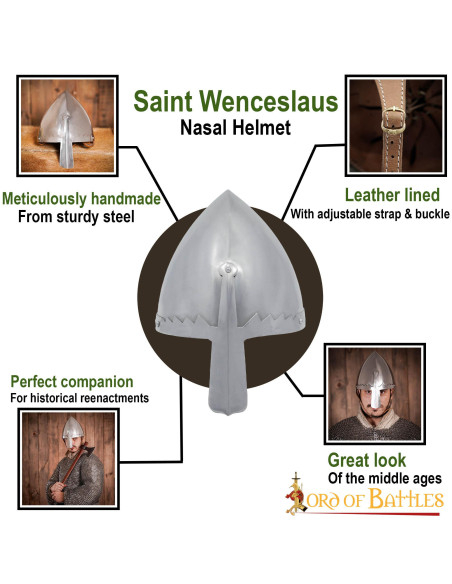 Saint Wenceslaus Medieval Helmet,...