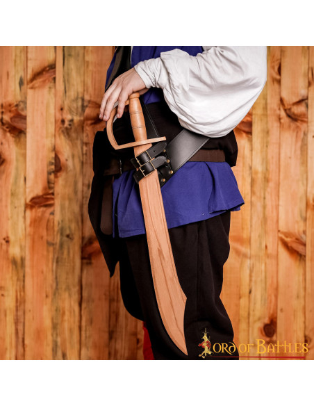 Wooden pirate sword for training