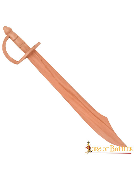 Wooden pirate sword for training