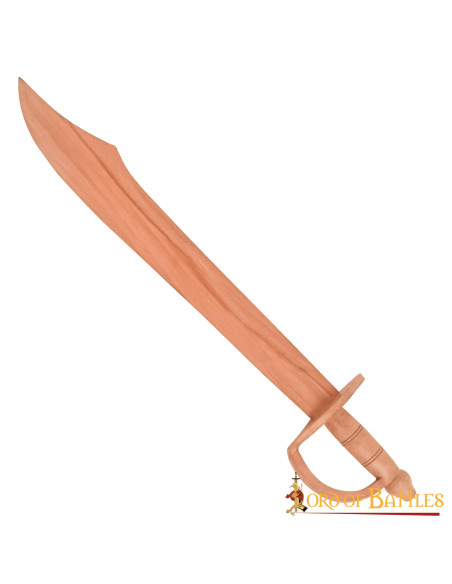 Wooden pirate sword for training