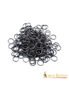 Bag 1 kg. loose-ring chain mail mild steel 2