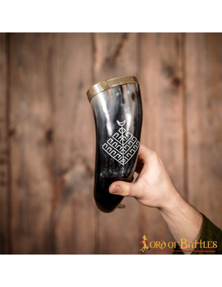 Viking drinking horn model Yggdrasil