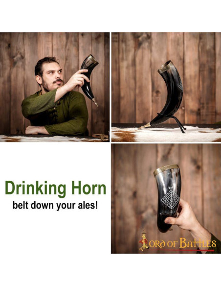 Viking drinking horn model Yggdrasil