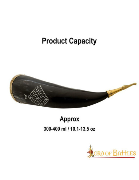 Viking drinking horn model Yggdrasil