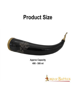 Viking drinking horn model Twin Ravens 2