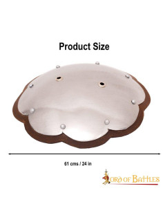 14th century light round shoulder pads 2